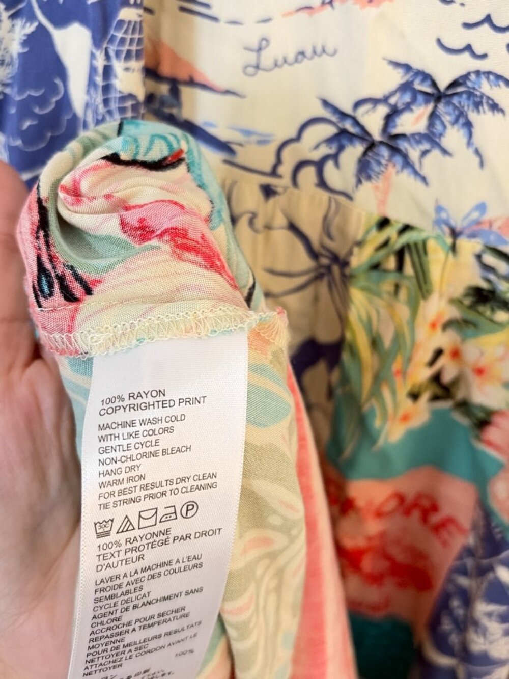 Relax Tommy Bahama Multicolor Patchwork Halter Maxi Dress - Picture 3 of 5